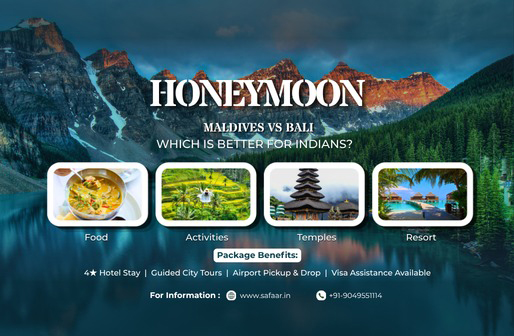Honeymoon in Maldives vs Bali